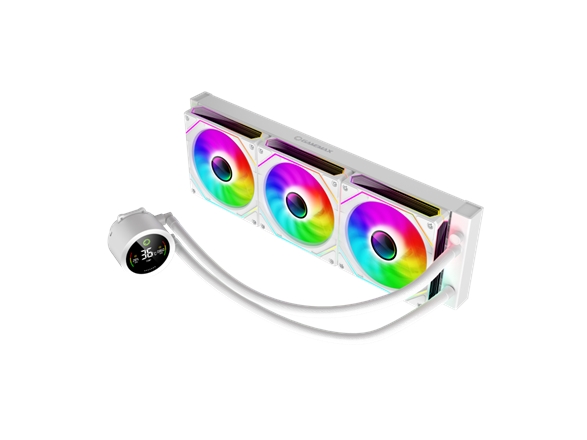 Gamemax Cpu Liquid Cooler | Iceburg 360 Digital Wh | Baltas