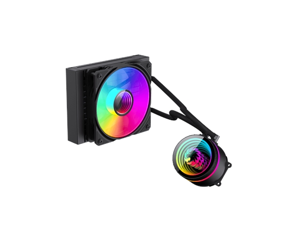 Gamemax Cpu Liquid Cooler | Iceburg 120 Bk | Juodas
