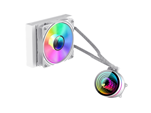 Gamemax Cpu Liquid Cooler | Iceburg 120 Wt | Baltas