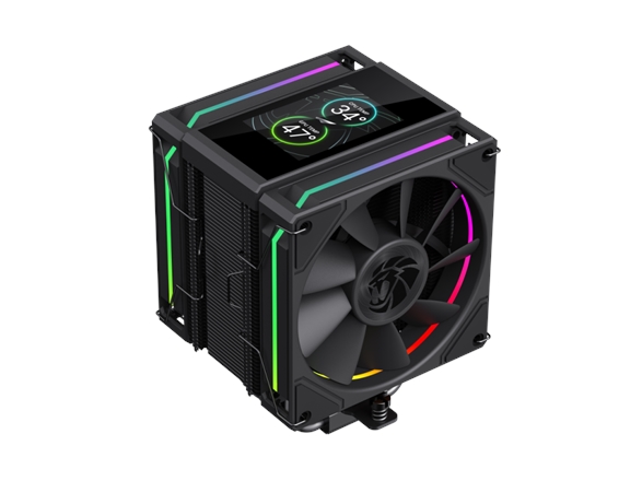 Gamemax Cpu Air Cooler | Sigma 620 Lcd Bk | Juodas