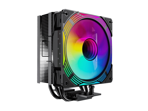 Cpu-Køling Gamemax Gamemax Ice Force Bk Computerkølingssystem Cpu Luftkøler 12 Cm Sort 1 Stk.