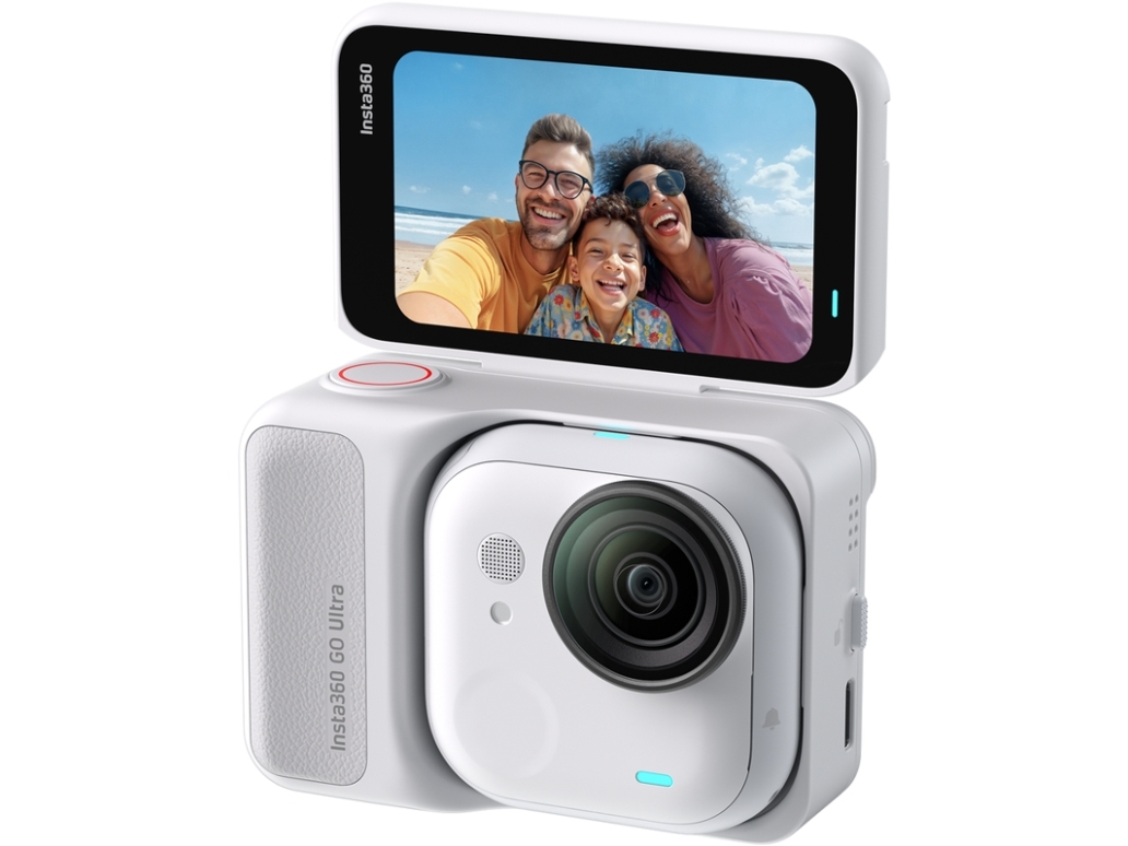 Insta360 GO Ultra Standard White, 4K Ultra HD, 240 fps, Wi-Fi, Bluetooth, 500 mAh, 52,9 g | Foto och video - Videokamera - Videokamera för action | GameStuff