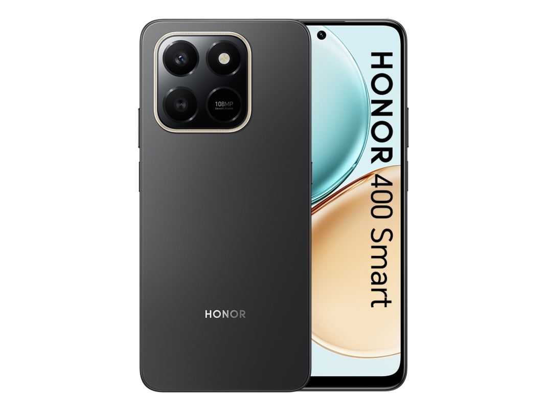 Honor 400 SMART, 17,2 cm (6.77), 6 GB, 128 GB, 108 MP, MagicOS 9.0, Sort