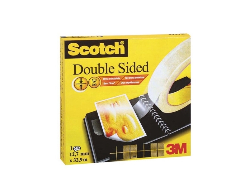 Dubbelhäftande tejp klar 12,7mmx32,9m 665 | Kontorsmaterial - Tejp & dispensrar - Kontors tejp | GameStuff