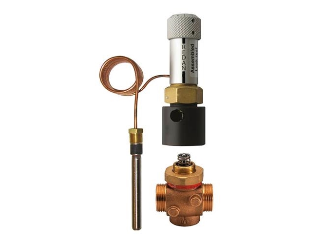 Danfoss Redan termostat TC200 termostat 20-70 °C/kv1,2 med forskruninger