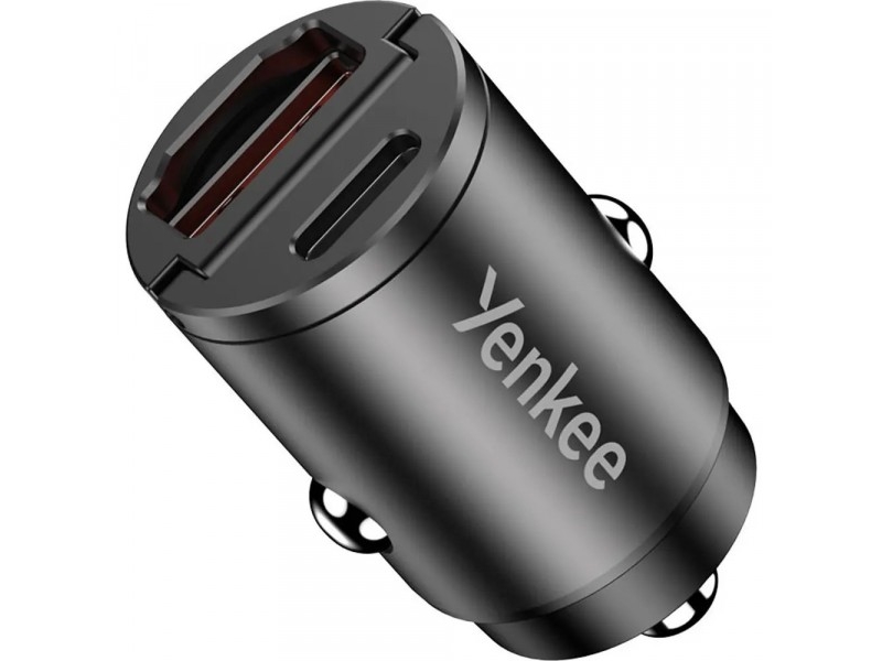 Yenkee Biloplader Car 02 Power Delivery 30W Usb-A, Usb-C