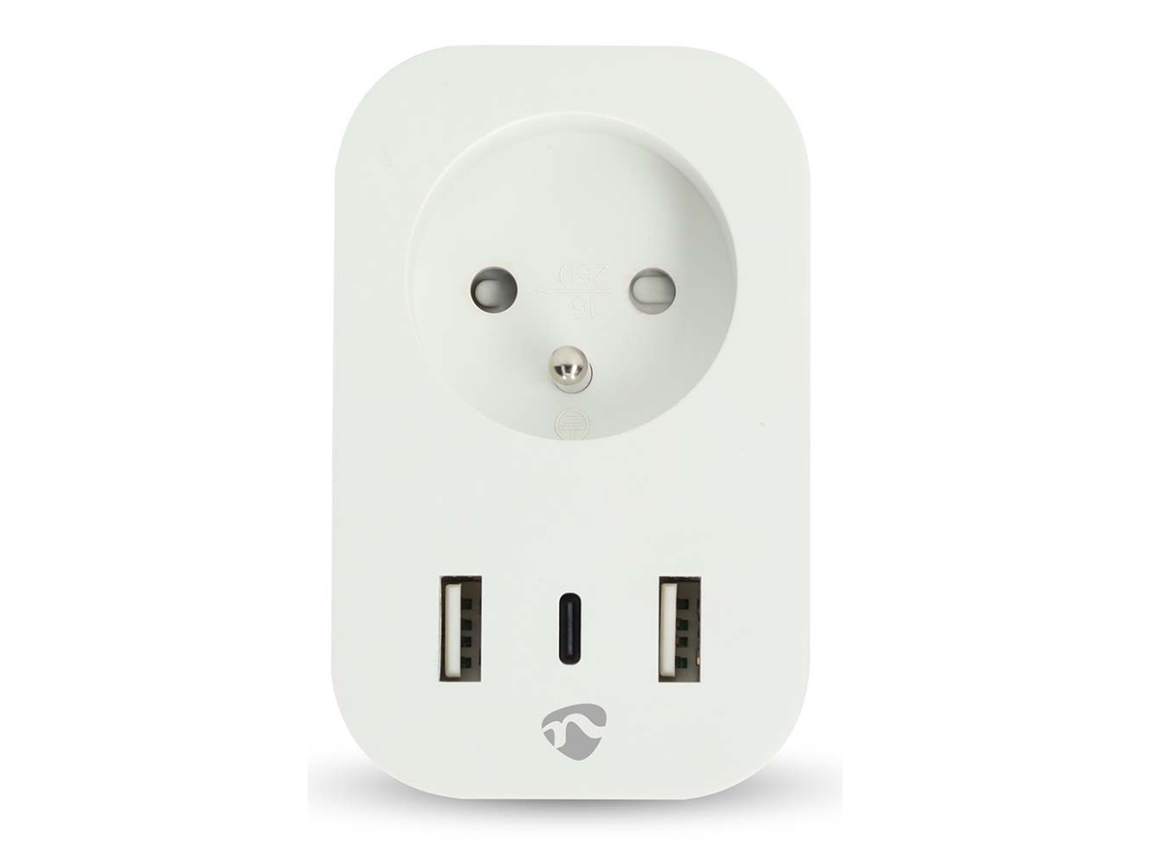 Nedis Nedis WIFIP121EWT Smart Stopper 3680 W Hem, kontor Vit | Datortillbehör - Nätverk - HomePlug/Powerline | GameStuff