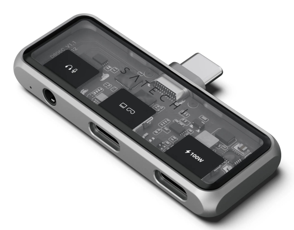 Satechi St-Hxrajm, Docking, Usb 3.2 Gen 2 (3.1 Gen 2) Type-C, 100 W, Grå, Usb, Usb Type-C