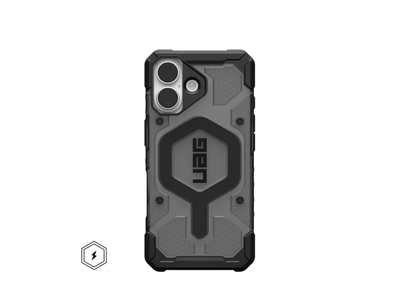 Urban Armor Gear Pathfinder, Cover, Apple, iPhone 17, 16 cm (6.3), Aske, Sort