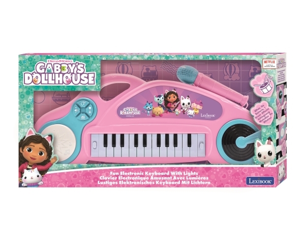 Gabby's Dukkehus Elektronisk Keyboard Med Lys