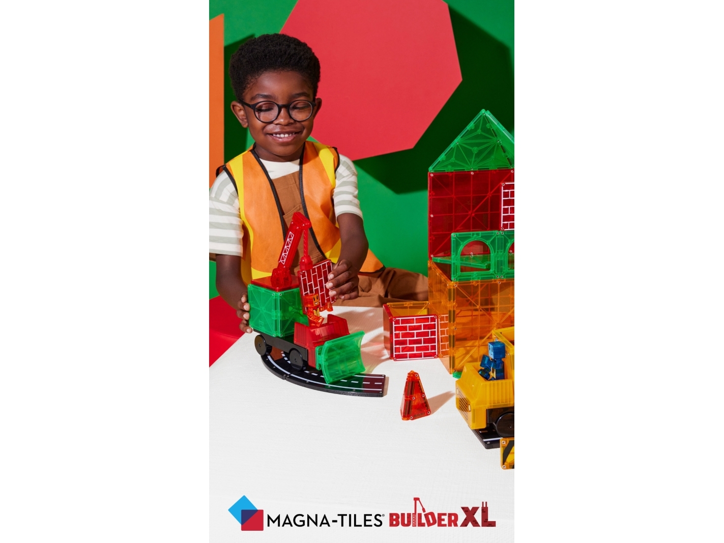 Magna-Tiles Byggepladssæt Xl 50 Stk