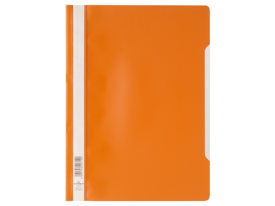 Durable 2573, Orange, Polypropylen (PP), A4, 1 styck | Arkivering - Presentationsmappar och omslag - Presentationsmapp | GameStuff