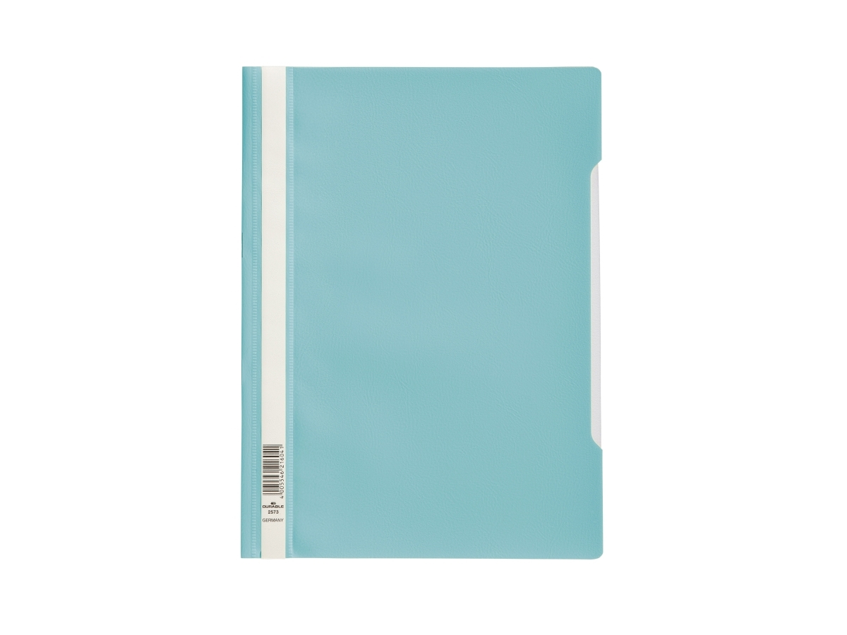 Durable 257320, Aqua, Polypropylen (PP), A4, 50 styck | Arkivering - Presentationsmappar och omslag - Presentationsmapp | GameStuff