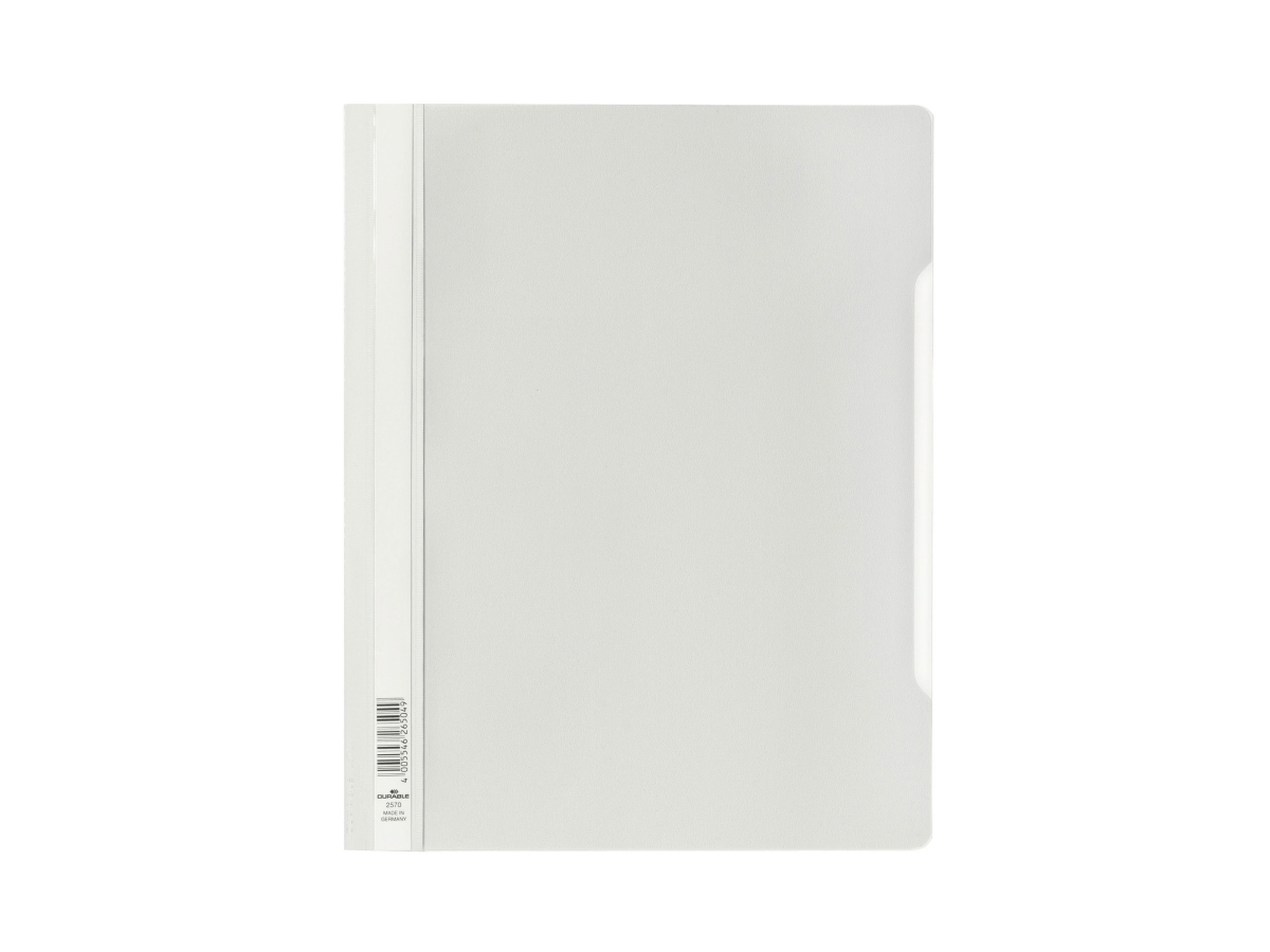 Durable Clear View Folder A4 White, Pvc, Hvid, A4, 239 Mm, 311 Mm