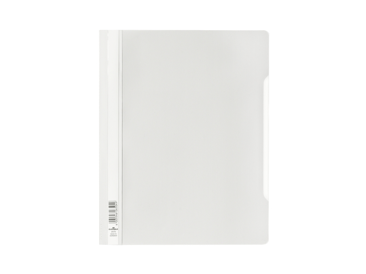 Durable Clear View Folder A4 White, Pvc, Hvid, A4, 239 Mm, 311 Mm