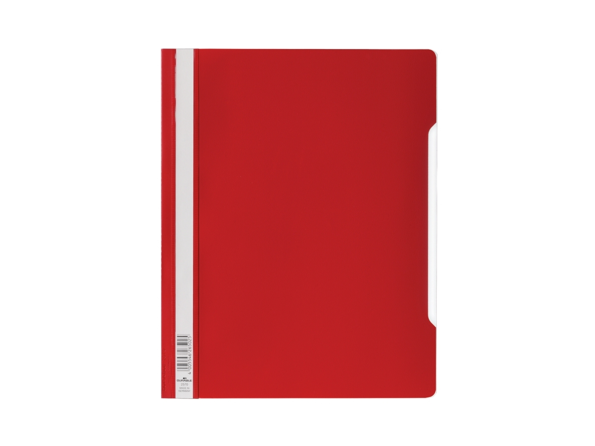 Durable Clear View Folder A4 Red, Pvc, Rød, A4, 239 Mm, 311 Mm