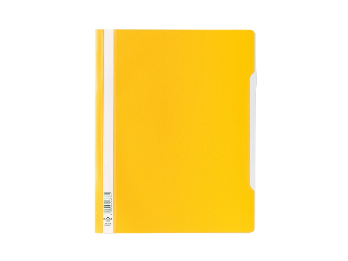 Durable Clear View Folder A4 Yellow, Pvc, Gul, A4, 239 Mm, 311 Mm