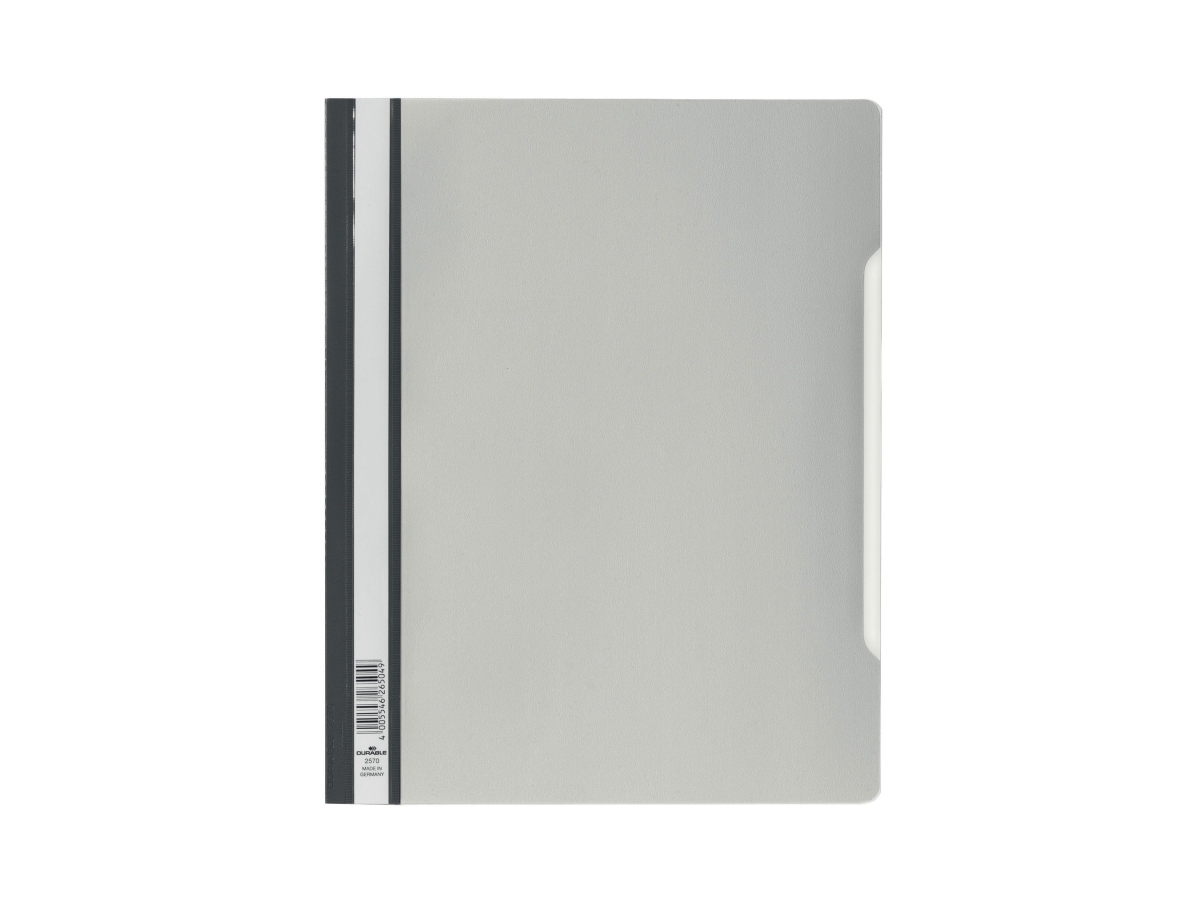 Durable Clear View Folder A4 Grey, Grå, A4, 239 Mm, 311 Mm
