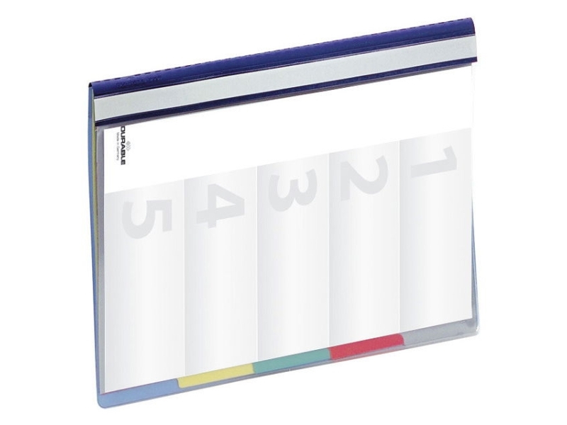 Durable Divisoflex, Blå, PVC, 150 ark, A4 | Arkivering - Presentationsmappar och omslag - Presentationsmapp | GameStuff
