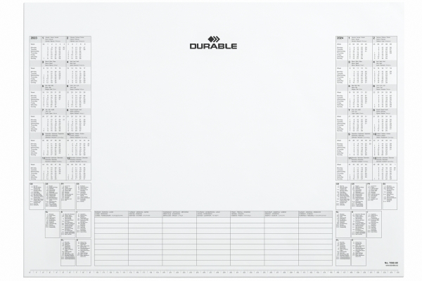 Durable 7292-02, Bord, Hvid, 570 Mm, 405 Mm, 25 Stk