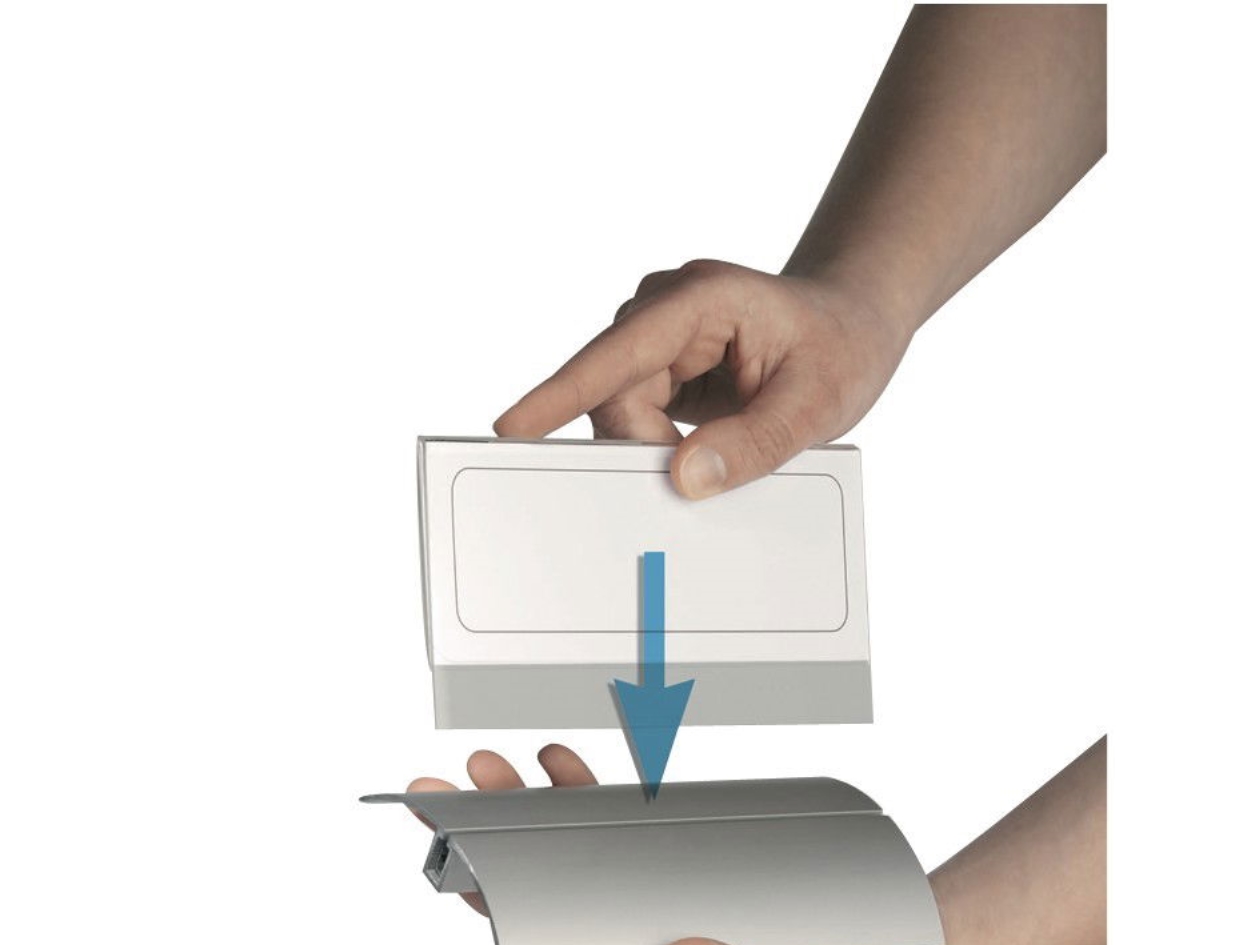 Bordskilt Durable deluxe, 6,1 x 21 cm, pakke a 2 stk.