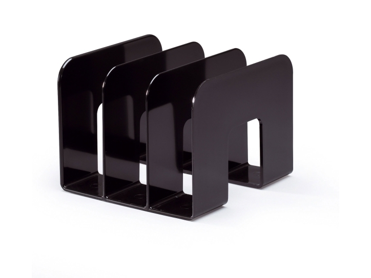 DURABLE TREND - Sorterare - 3 utrymmen - svart | Arkivering - Letter orders - Brevkorg | GameStuff