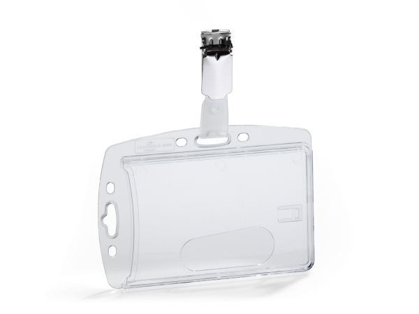 ID-kortholder med stropklemme til 1 kort | Papper & Emballage - Märkning - Namnbrickor | GameStuff