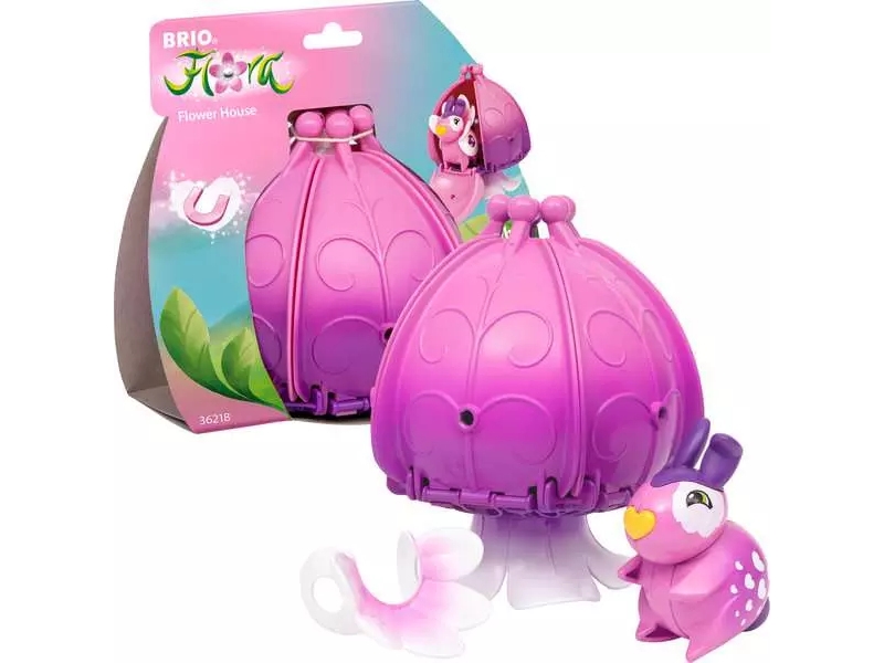 BRIO Heather Flower House, 3 År, Flora, Rosa, Lila | Radiostyrd - Övriga - Reservdelar och tillbehör | GameStuff
