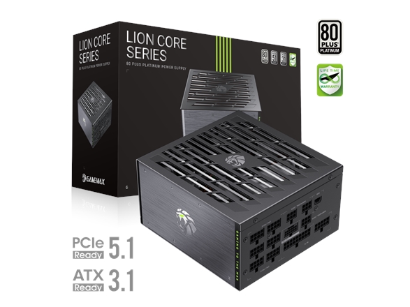 Gamemax Psu Lion Core 1200P 1200 W Platinum Full Modular Lion Core 1200P (6931858754026)