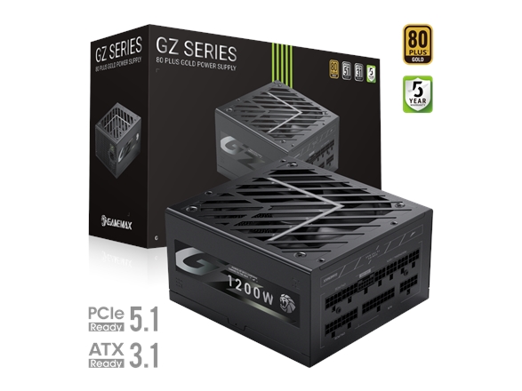Gamemax | Psu | Gz 1200G | 1200W | Gold | Full Modular