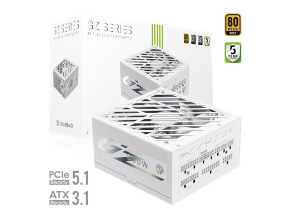 Gamemax Psu Gz 850G Wh 850 W Gold Full Modular White Gz 850G Wh (6931858755566)