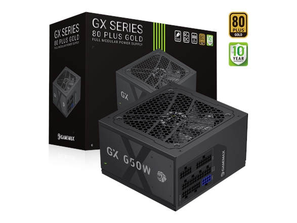 Gamemax | Psu | Gx 650Gf | 650W | Gold | Full Modular