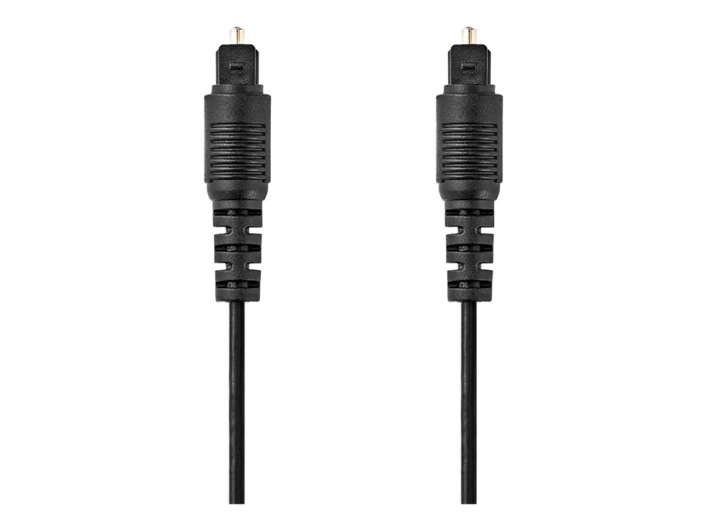Nedis Cagl25000bk10, Toslink, Männlich, Toslink, Männlich, 1 M, Schwarz