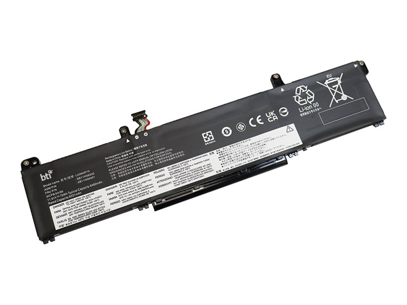 Bti - Batteri Til Bærbar Computer (Svarende Til: Lenovo 5B11h56401) - Litiumion - 3-Cellet - 6060 Mah - 70 Wh