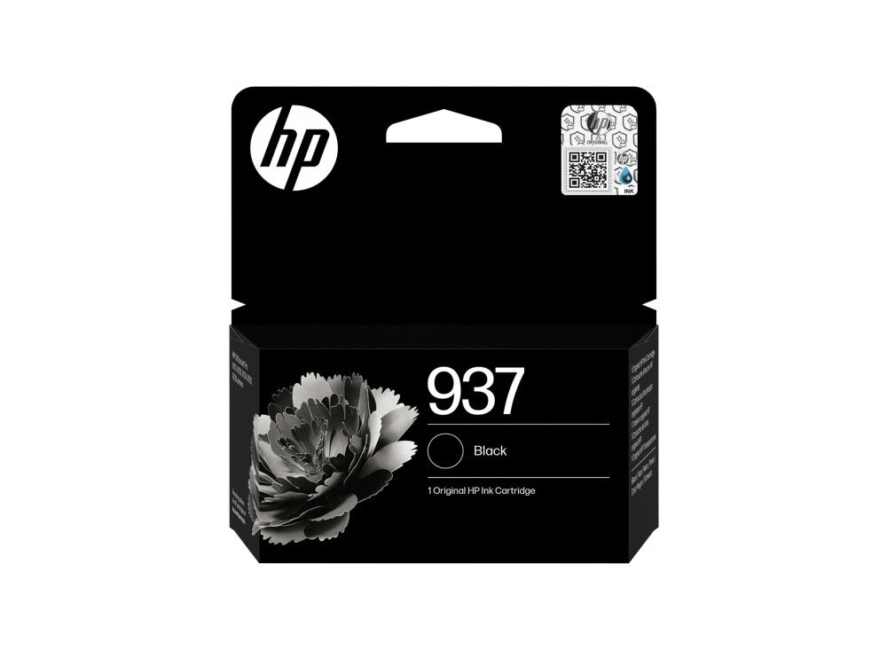 Hp 937 Schwarz Original Druckerpatrone, Standardertrag, 1250 Seiten, 1 Stück(E), Einzelpackung