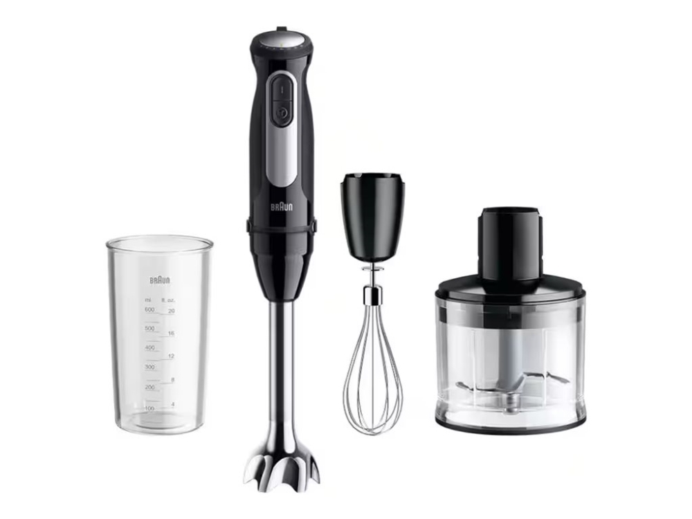 Braun MultiQuick 5 Pro MQ 55236 M, Upotettava sekoitin, 0,6 L, 1,2 m, 1000 W, musta