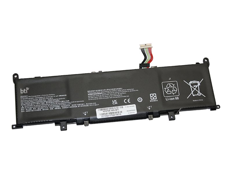 Bti N70706-005-, 4840 Mah, 56 Wh, Lithium-Ion (Li-Ion), 11,58 V, Schwarz, 1 Stück(E)