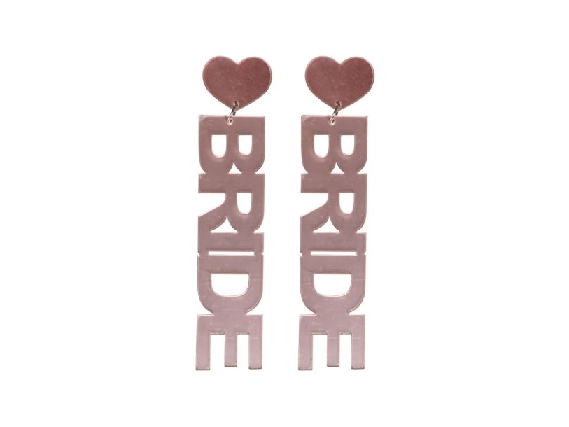 Bride rosegold øreringe