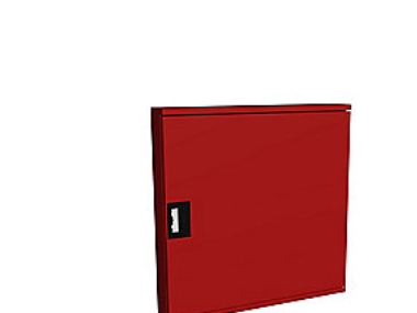 Venti brandskab frembyg.Rød - 30 m 3/4 automatventil