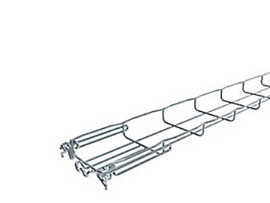 Cablofil FC 30/100-E - Gitterbakke, 30 mm, 100 mm, 3 m, Elektrogalva., Fasclic+ - (3 meter) | Rutter och fästanordningar - Transportutrustning | GameStuff