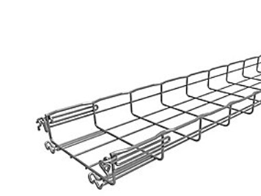 Cablofil FC 54/200-HR - Gitterbakke, 54 mm, 200 mm, 3 m, Zinkaluminium, Fasclic+ - (3 meter) | Rutter och fästanordningar - Transportutrustning | GameStuff