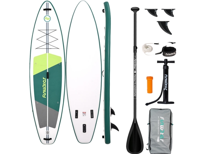 FunWater SUP irklentė SUPFW69A (žalia-balta)