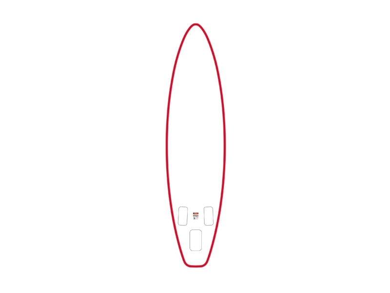 FunWater SUP-bräda SUPFW69C 3,35 m (röd-vit)