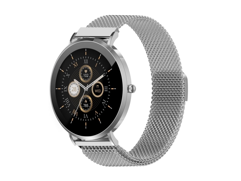 Denver SWC-394S smartwatch 43 mm - AMOLED 1,32" - Sølv