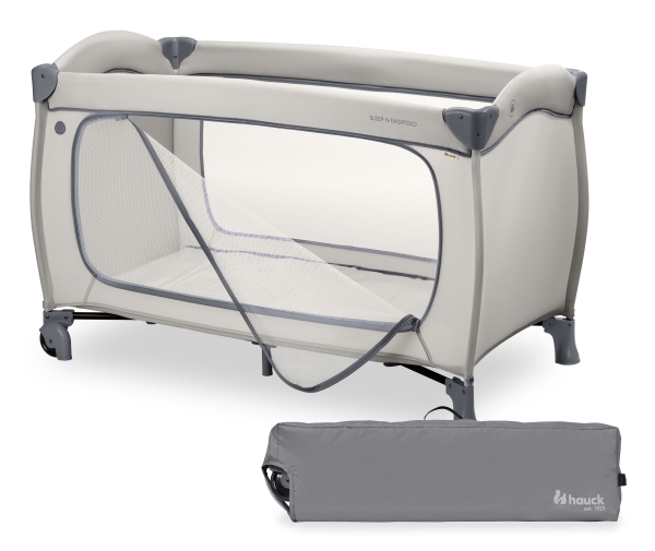 Hauck Sleep N Easyfold, 15 kg, Sammenfoldelig, Visningsvindue, Grå