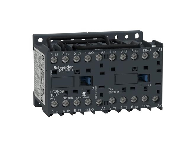 Omvendt Kontaktor. 9A 2X3p+1No 24Vac