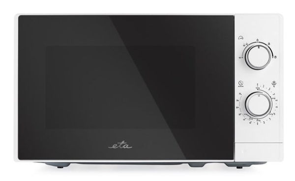 Eta Marvello, Pöytämalli, Solo-mikroaaltouuni, 20 L, 700 W, Rotaatio, Valkoinen