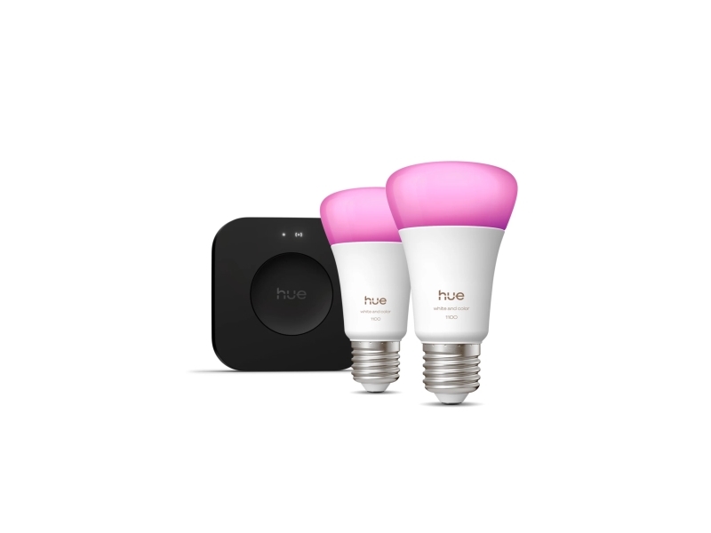 Philips Hue White And Colour Ambience 8721103107619, Smart Lighting Kit, Bluetooth/Zigbee, Black, White, E27, A60, Multi