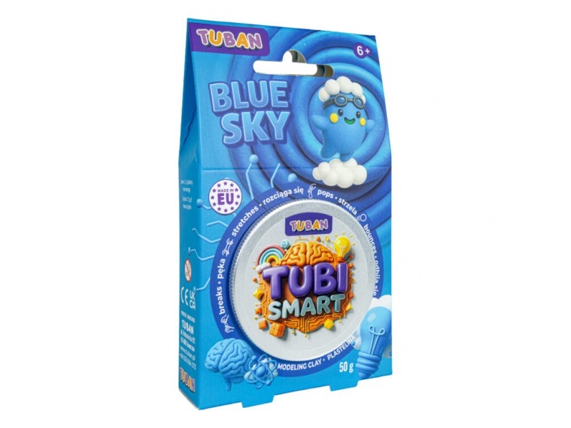 Tuban Tubi Smart - Modeliavimo masė - Mėlynas dangus (50 g)