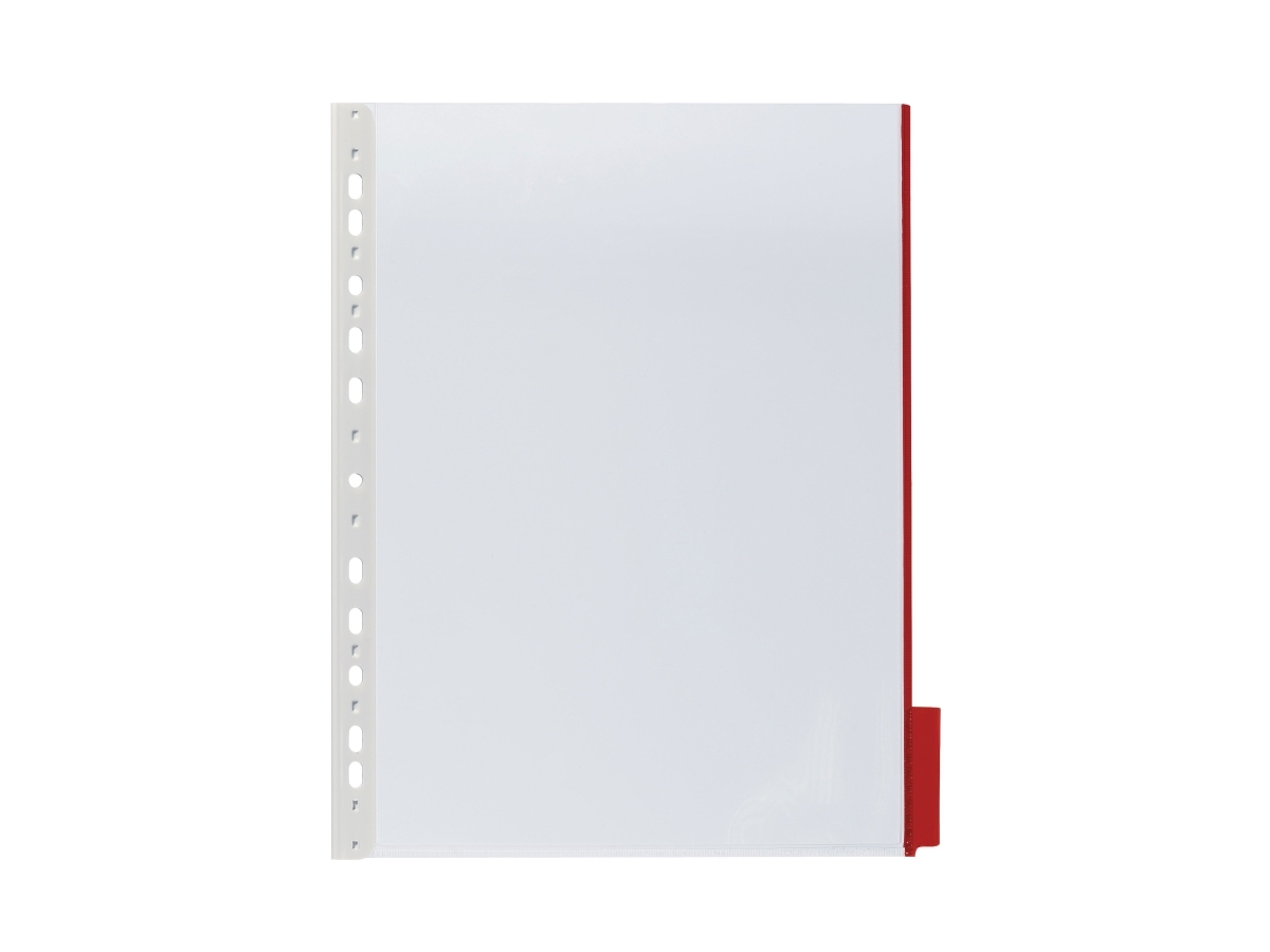 Durable 5607-03, Display Panel, Rød, Transparent, Pvc, 210 X 297 Mm (A4), Rød, 6 Cm
